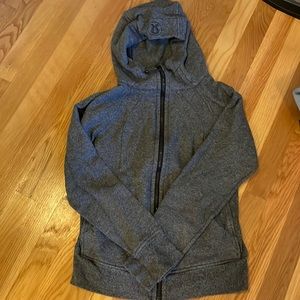 Grey scuba full zip lululemon